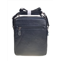 Сумка мужская из искусственной кожи, цвет черный