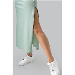 Однотонное женское платье-футболка Happyfox