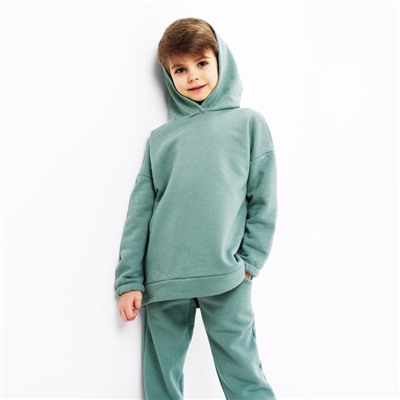 Костюм детский (худи, брюки) MINAKU, хаки, рост 110 см