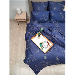 Пододеяльник бязь на молнии - Котики