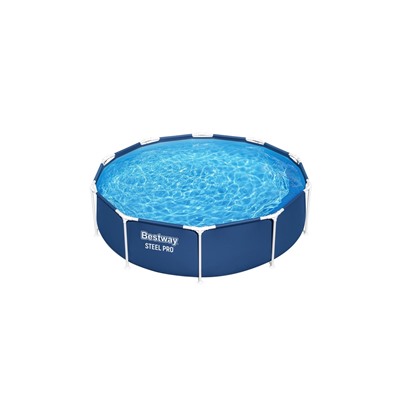 Бассейн каркасный Steel Pro, 305×76 см, фильтр-насос, круглый. 56679 Bestway