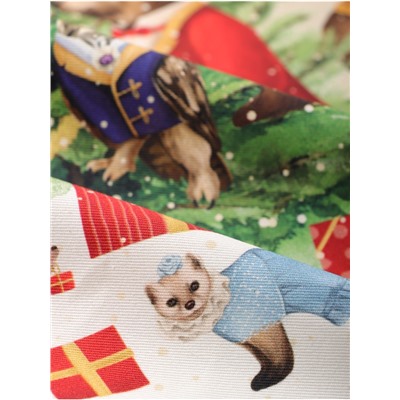 Скатерть новогодняя «Этель» Noble Christmas, 150×220 ±3 см с ГМВО, 100% хлопок, саржа 190 г/м²