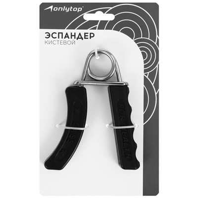 Эспандер кистевой ONLYTOP, до 10 кг, цвета МИКС