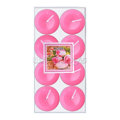 Набор свечей восковых (8шт х 3,5*1см) в ассортименте