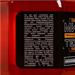 Гель для душа «Мир принадлежит тебе», 300 мл, аромат мужского парфюма, HARD LINE