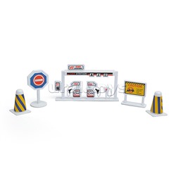 Набор машин "Военный город" в коробке