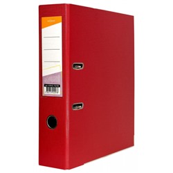 Папка-регистратор 75 мм PVC 2-стор. разборный, малиновый, с уголками P2PVC-75/RR inФОРМАТ