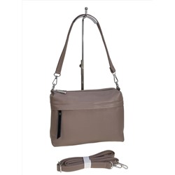 Женская сумка из искусственной кожи, цвет темная пудра