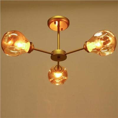 Люстра 1090/3GD 40 Вт Е27 золото 56×56×27 см