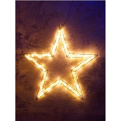 Фигура подвесная световая FROSTY «Звёздочка», 57×57×2, 200 LED, 4.5V, свечение тёплое белое