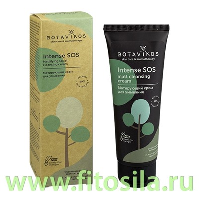 Крем для умывания Матирующий Intense S.O.S. Функциональная серия 75 мл "Botavikos" 646 *** Срок до 09,2025