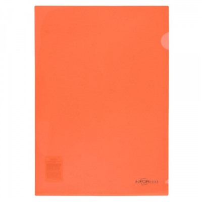 Папка-уголок (плотная) 180мкр красная PU7018R inФОРМАТ