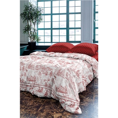 КПБ перкаль Mia Cara рис. 37103-1/15886-14 Winter Wood