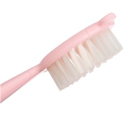 Расчёска детская, массажная щётка для волос в наборе «Мишка», розовый