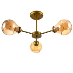 Люстра 1090/3GD 40 Вт Е27 золото 56×56×27 см