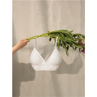 Комплект нижнего белья женский (топ, трусы) Collorista, белый, размер 44-46