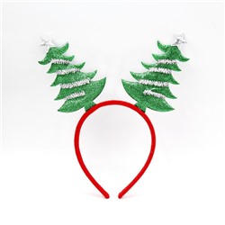 Ободок новогодний карнавальный "Ёлочки"