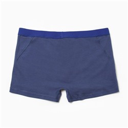 Трусы мужские боксеры, цвет синий, размер 50