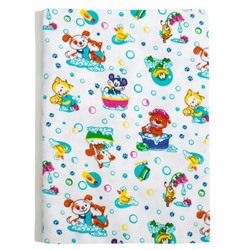 Пеленка фланелевая, размер 90×120 см, цвет МИКС, 170 г/м², хлопок 100%