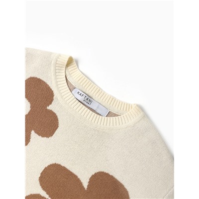 Джемпер детский KAFTAN «Цветы», размер 36 (134-140 см)