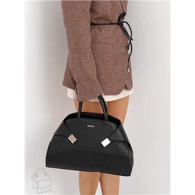 Сумка женская кожаная 98349-2P black Velina Fabbiano-Safenta  в Новосибирске