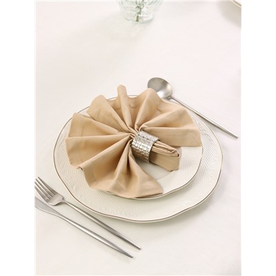 Кольцо для салфеток, набор 4 шт., 15×12.5×5 см, алюминий