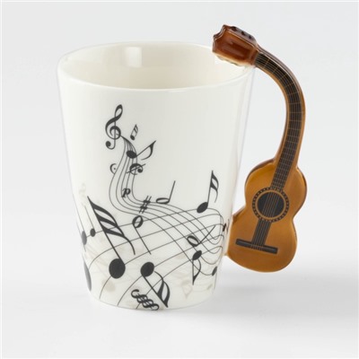 Кружка «Инструменты. Гитара», 350 мл, керамика, белая