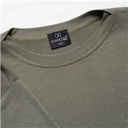 Футболка с акцентными строчками, Стальной взгляд