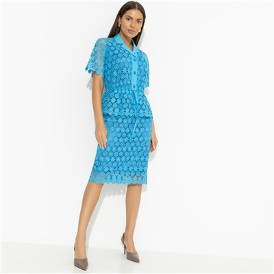 Костюм с юбкой из кружева на подкладе, Кружева и тайны