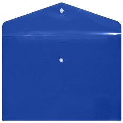 Папка с кнопкой  А4 150мкм непрозр. синий  NK8015В inФОРМАТ