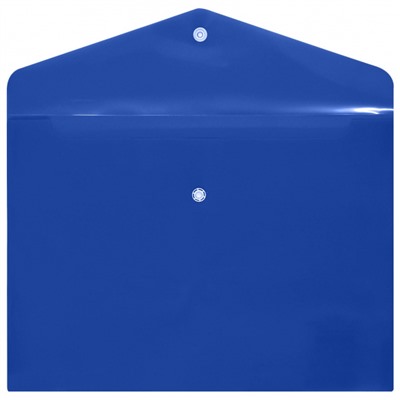 Папка с кнопкой  А4 150мкм непрозр. синий  NK8015В inФОРМАТ