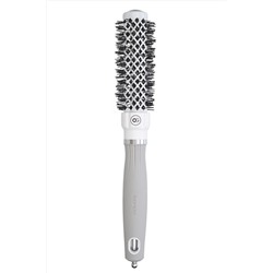 Olivia Garden Термобрашинг для укладки волос / Expert Blowout Grip White & Grey, 25 мм, бело-серый KRISTALLER, 1114819