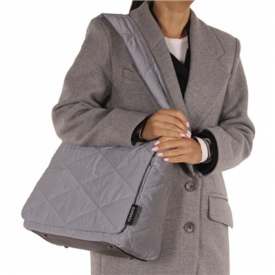 Сумка 58125 silver gray Velina Fabbiana-Safenta