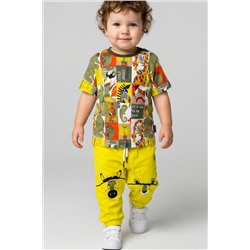 Комплект детский трикотажный для мальчиков: джемпер (футболка), брюки PLAYTODAY, 1243360