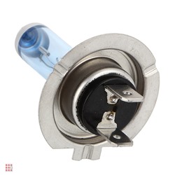 Лампа галогеновая H7, 12В 55Вт, Супер белый, PX26D, 1шт/блистер