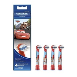 Насадки для ДЕТСКИХ электрических зубных щеток Oral-B Stages Kids Тачки (4 шт) (для мальчиков)