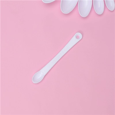 Набор мерных ложек Доляна, 11 шт.: 30/60/80/125/250 мл, 0.6/1.2/2.5/5/7.5/15 мл, пластик, белый