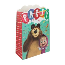 Пакет подарочный креативный "Маша и Медведь"  XL