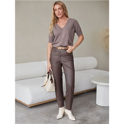 Джемпер тонкой вязки из вискозы с нейлоном