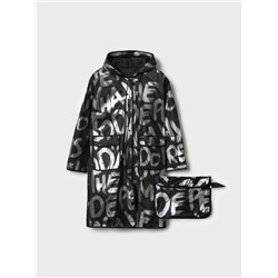 Плащ из полимерного материала для девочек (дождевик)