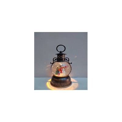 Светильник настольный новогодний 11х11х24 см / NG206-57 /уп 12/ музыкальный