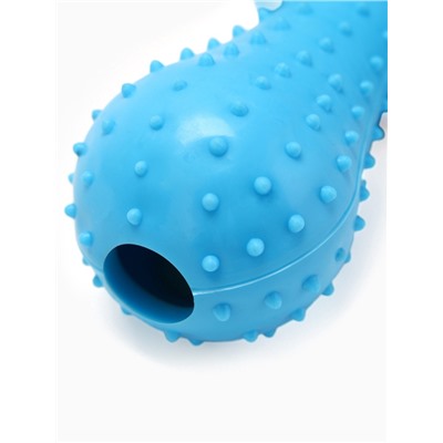 Жевательная игрушка для собак «Пустышка для малышки», 14.5 см, TPR, голубая
