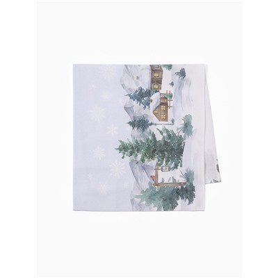 Дорожка новогодняя на стол «Этель» Forest animals 30×70 ± 5 см, 100% хл, саржа 190 г/м²