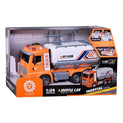 Машина "Санитарная" на батарейках, в коробке