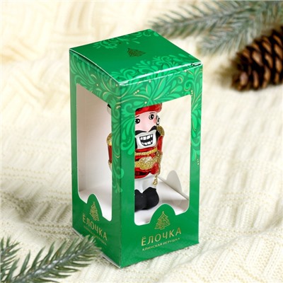 Ёлочная игрушка «Щелкунчик» h=11 см