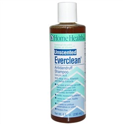 Home Health, Everclean, шампунь от перхоти, неароматизированный, 236 мл
