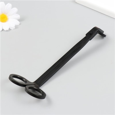 Ножницы для свечей нержавеющая сталь чёрные 18×6 см