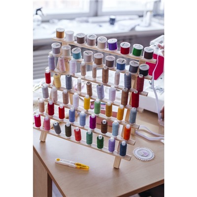 Стойка для ниток на 63 шт., 41×38.5 см