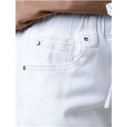 Шорты из эластичного денима