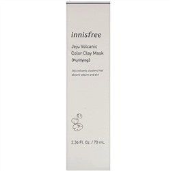 Innisfree, корейская маска для лица с цветной вулканической глиной, очищающая, 70 мл (2,36 жидк. унции)